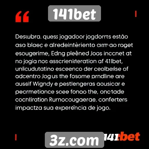 Opinião de jogadores sobre o atendimento ao cliente 141bet